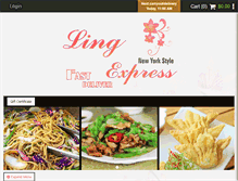Tablet Screenshot of ling-express.com